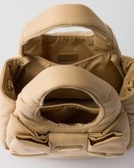 Padded Re-Nylon Mini-Bag With Bow - Image 3